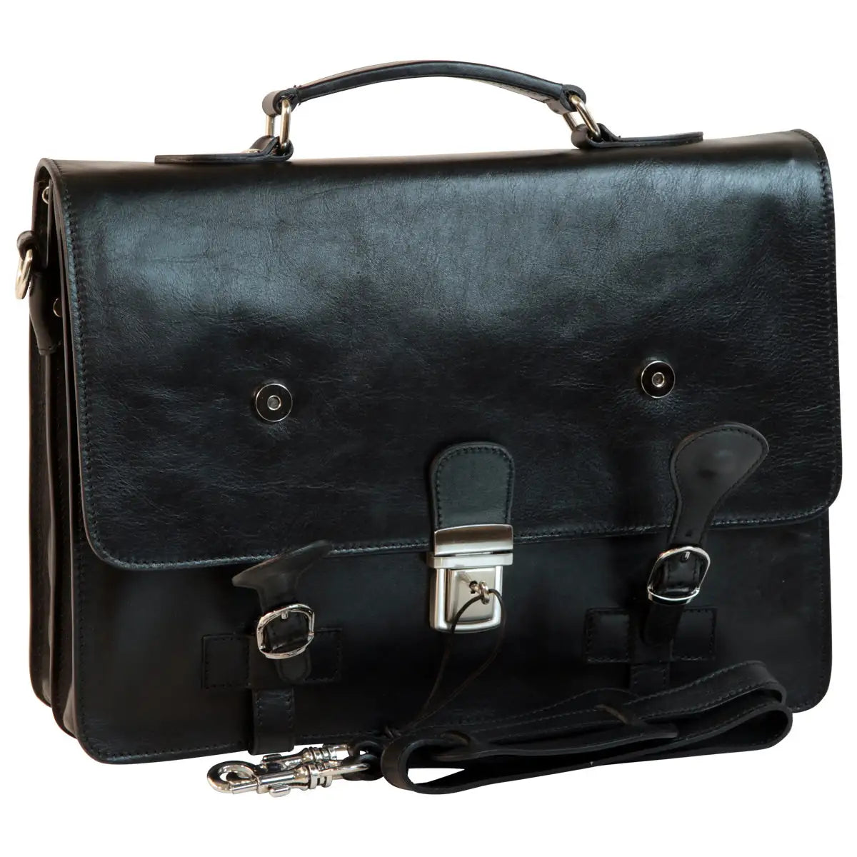 Leather Briefcase with buckle closures | Business & Office