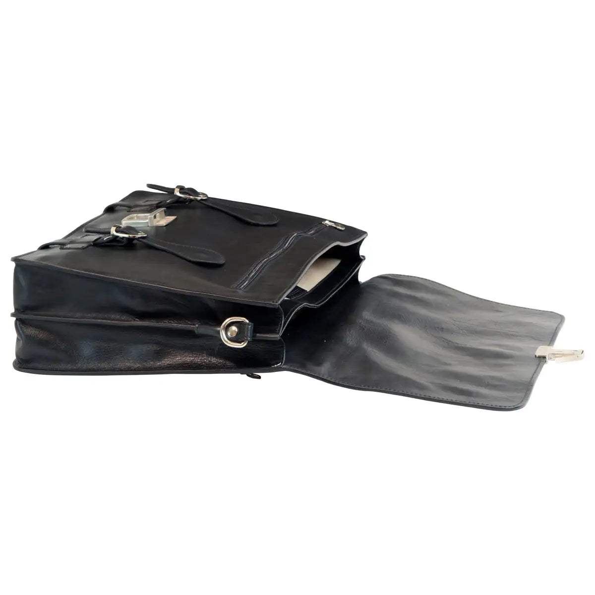 Leather Briefcase with buckle closures | Business & Office
