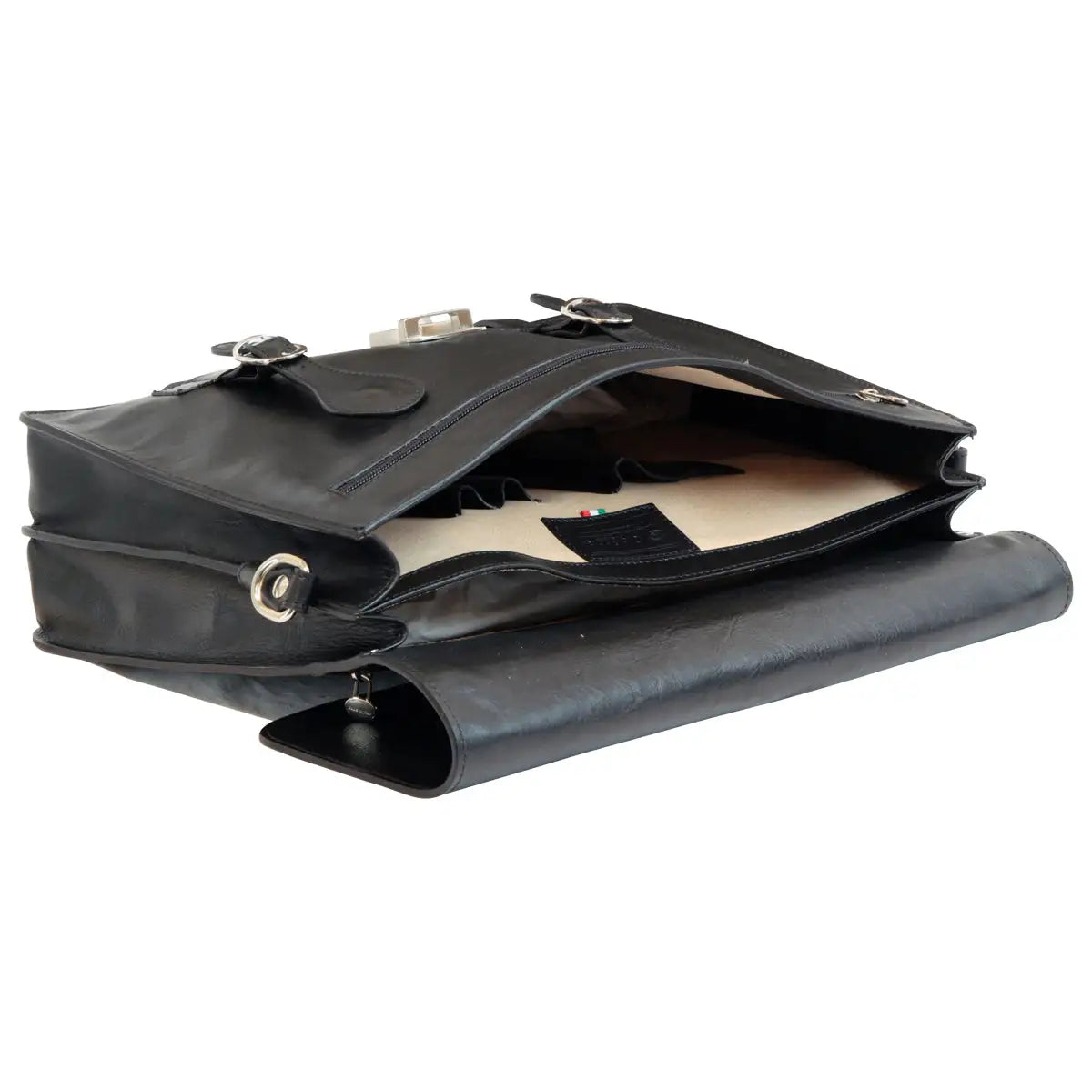 Leather Briefcase with buckle closures | Business & Office
