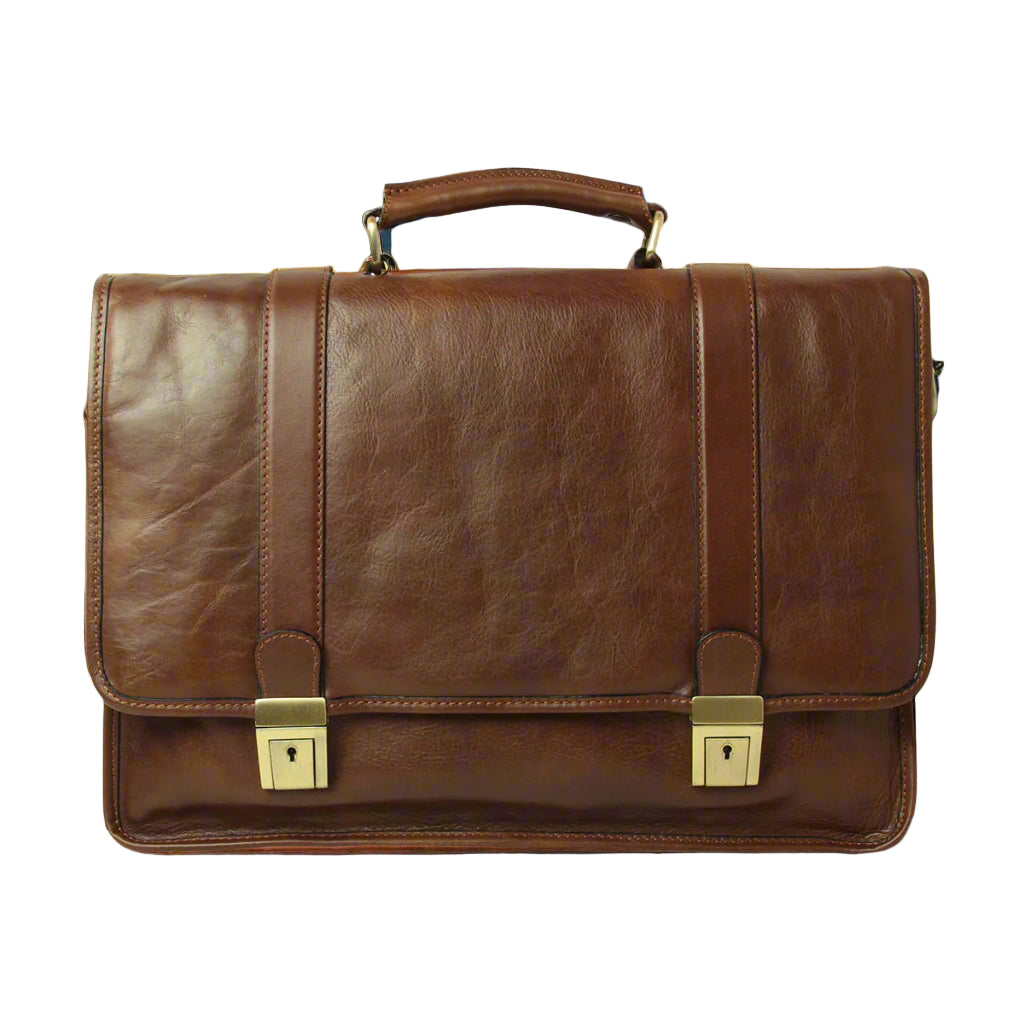 Old Angler Calfskin Leather Briefcase | Business & Work