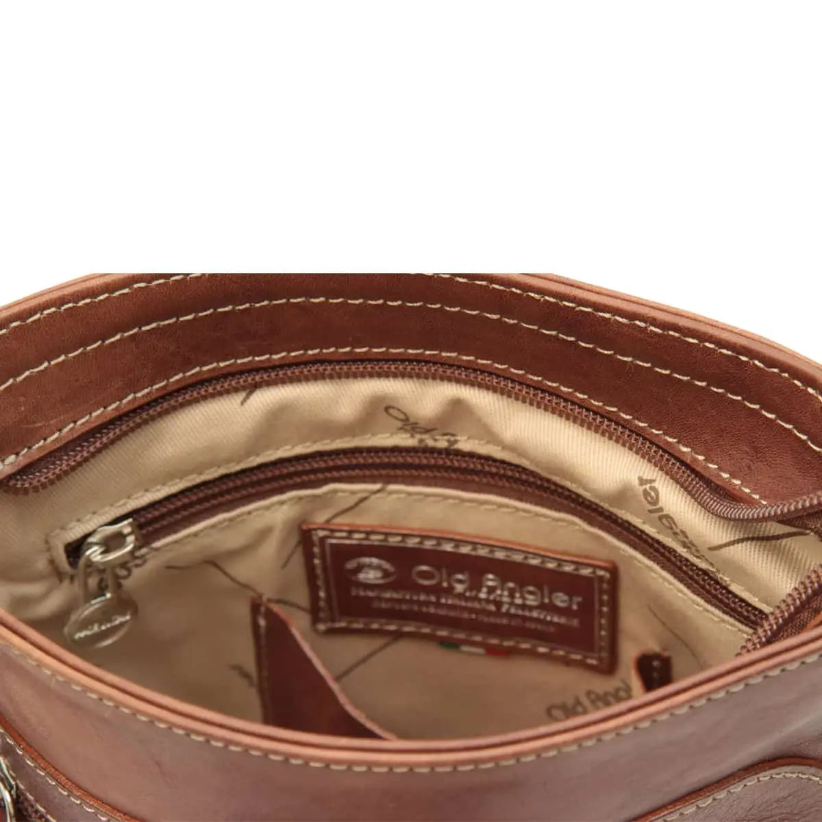 Leather Cross Body Bag with Zip Pocket | Casual & Everyday Use