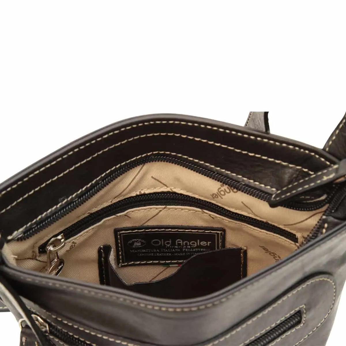 Leather Cross Body Bag with Zip Pocket | Casual & Everyday Use