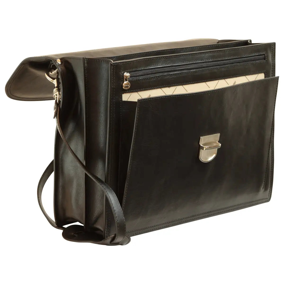 Briefcase with Leather Shoulder Strap | Office & Work