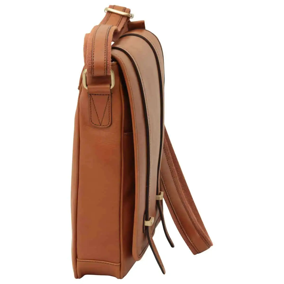 Medium Leather Bag with Double Magnetic Closure | Everyday Use & Travel