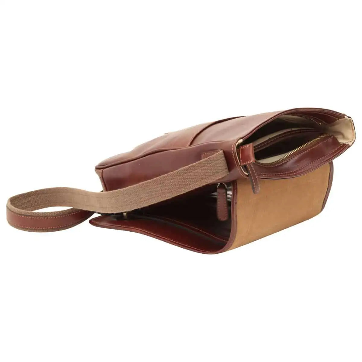 Medium Leather Bag with Double Magnetic Closure | Everyday Use & Travel