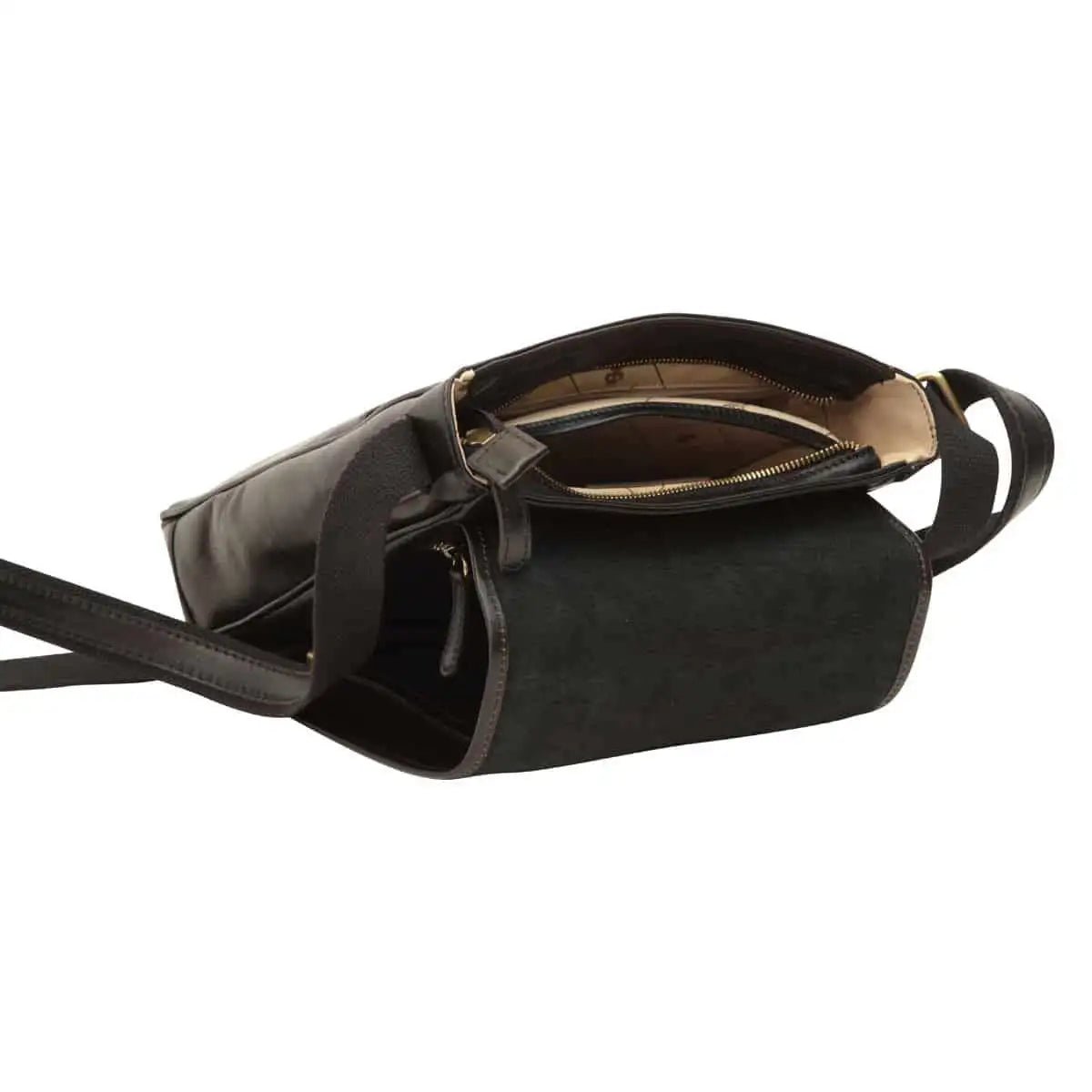 Medium Leather Bag with Double Magnetic Closure | Everyday Use & Travel