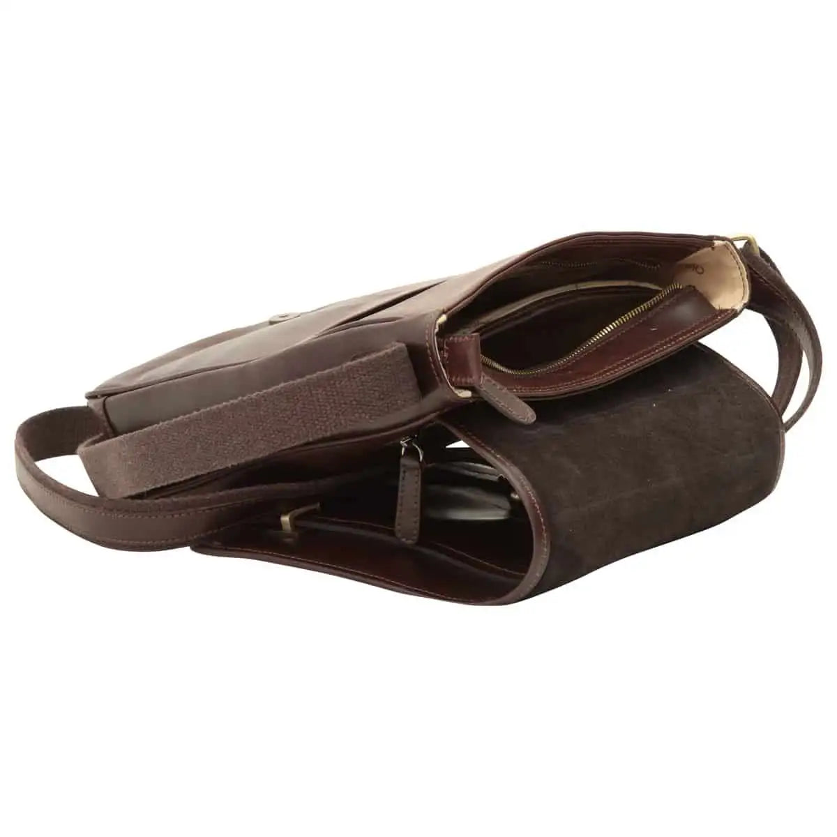 Medium Leather Bag with Double Magnetic Closure | Everyday Use & Travel