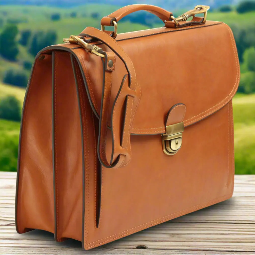 Briefcase with Leather Shoulder Strap | Office & Work