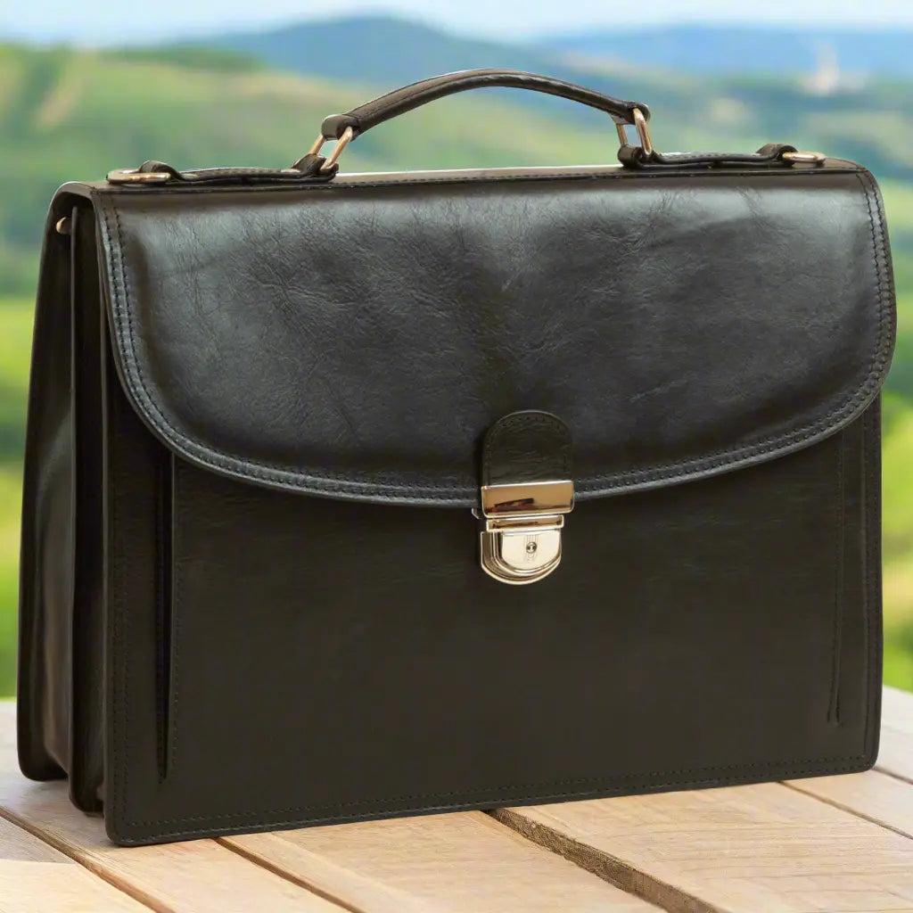 Briefcase with Leather Shoulder Strap | Office & Work