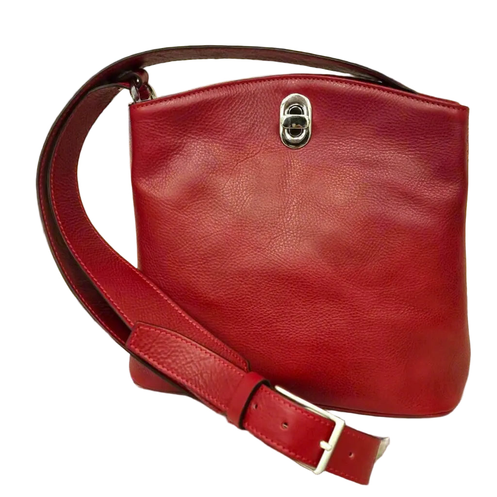 Old Angler Leather Bucket Bag | Casual