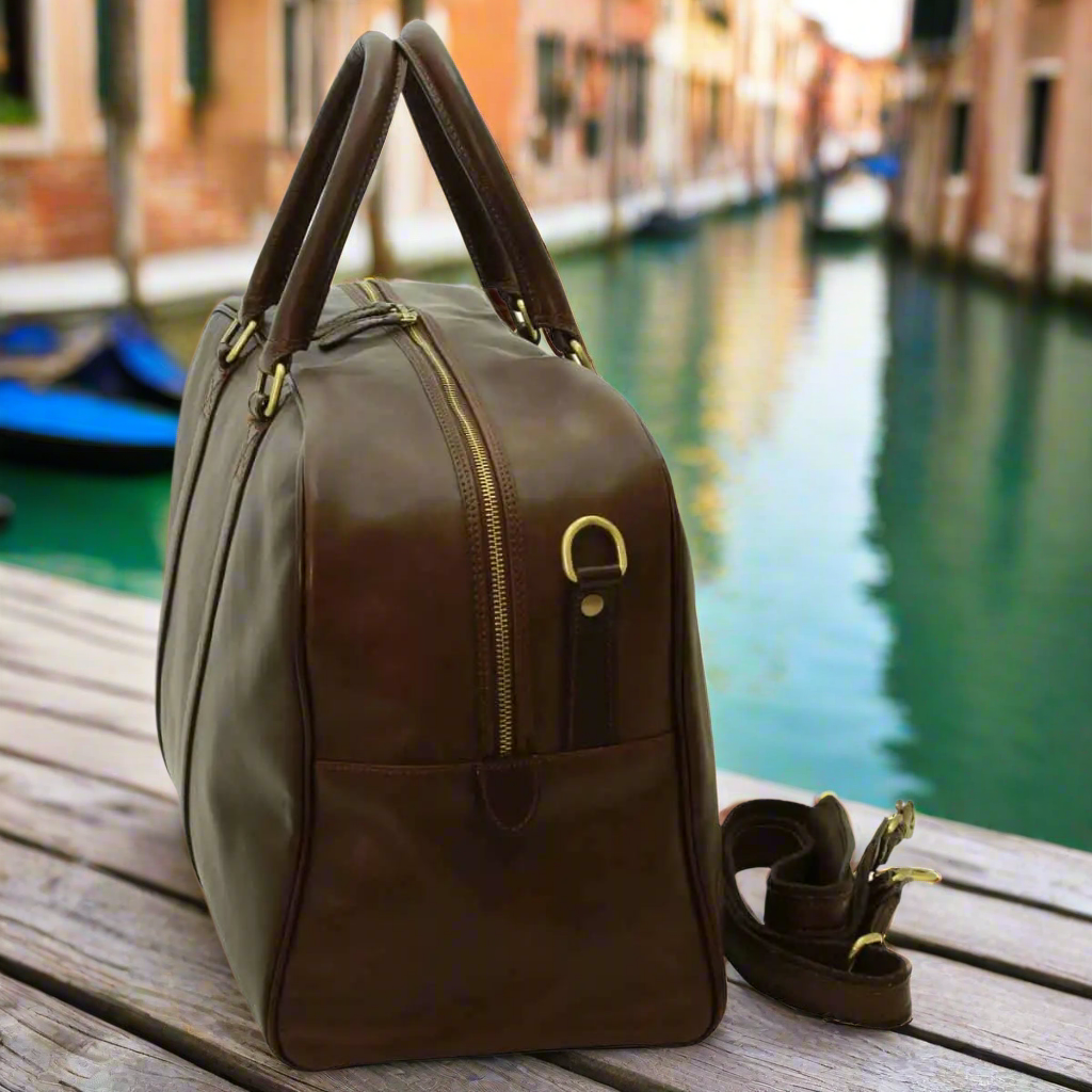 Soft Calfskin Leather Travel Bag | Business & Holidays