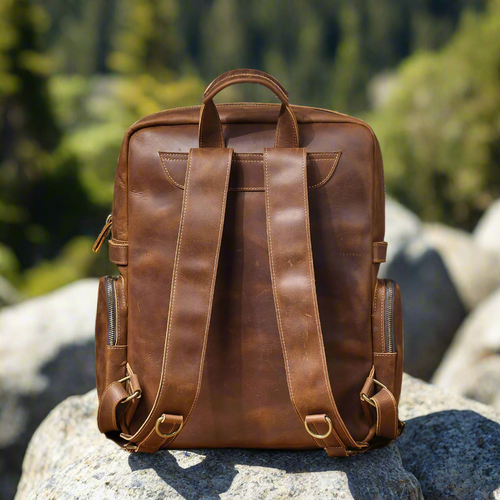 Genuine Leather Urban Backpack | Travel & Work