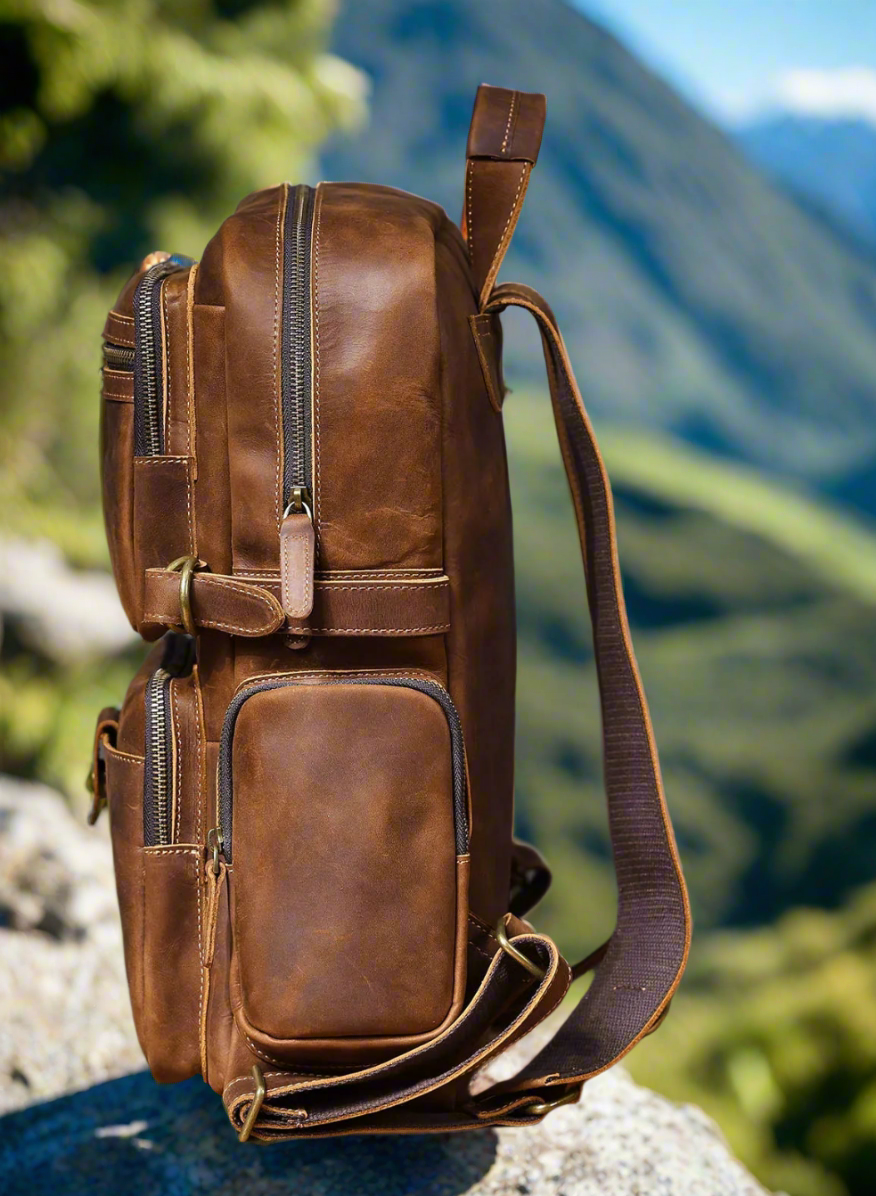 Genuine Leather Urban Backpack | Travel & Work