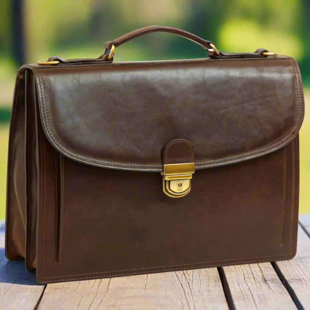 Briefcase with Leather Shoulder Strap | Office & Work