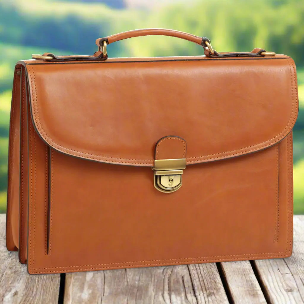 Briefcase with Leather Shoulder Strap | Office & Work