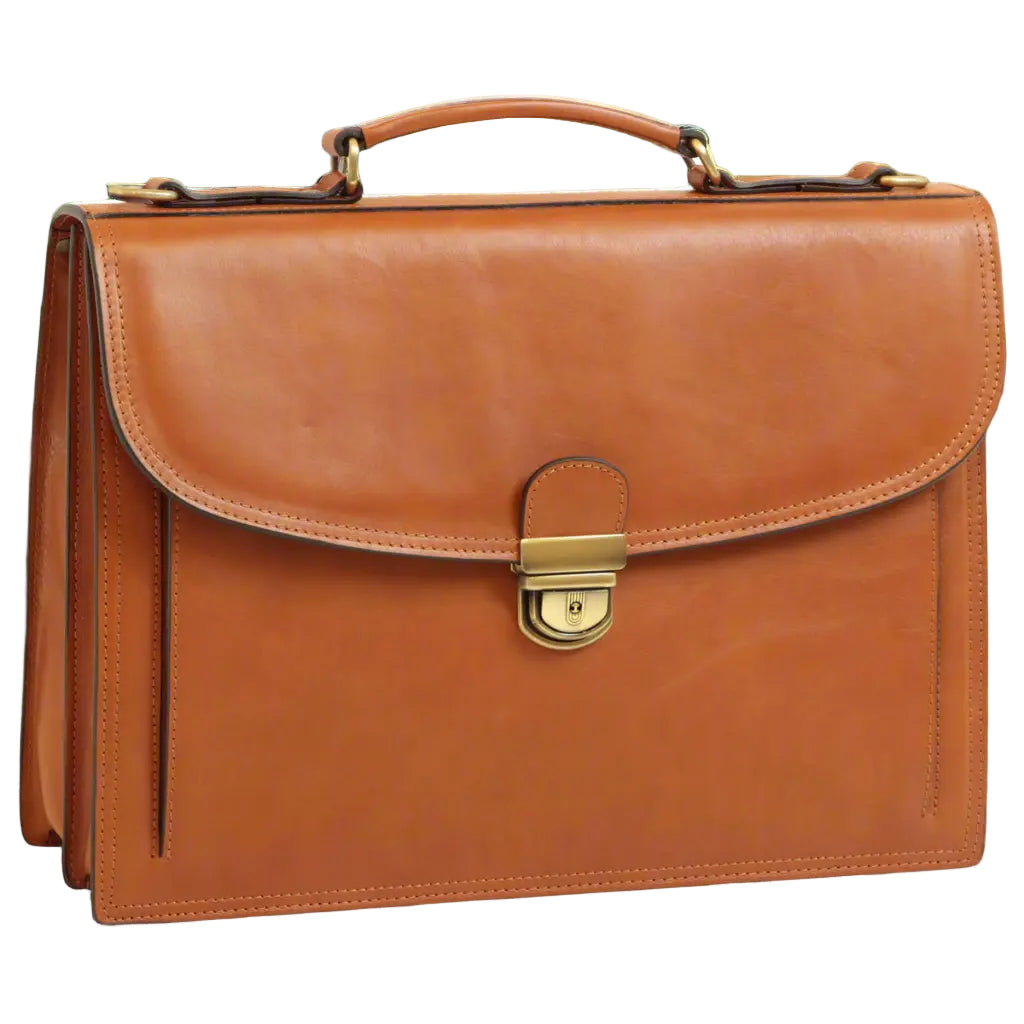 Old Angler Briefcase with Leather Shoulder Strap | Office & Work