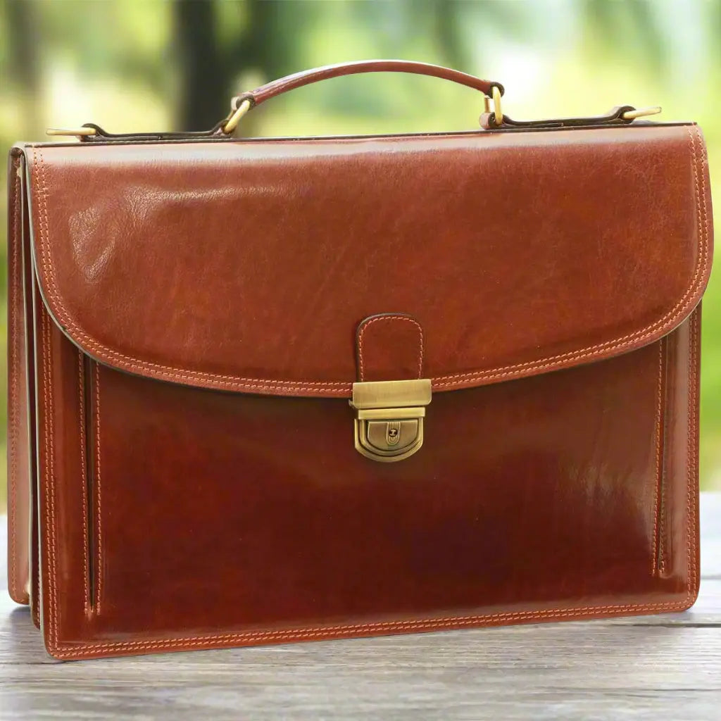 Briefcase with Leather Shoulder Strap | Office & Work