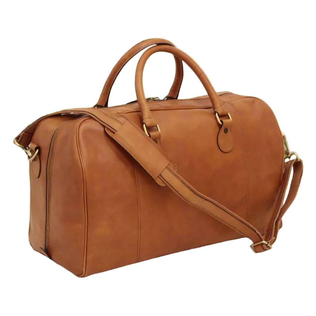 Old Angler Leather Duffel Bag | Travel & Weekend Trips