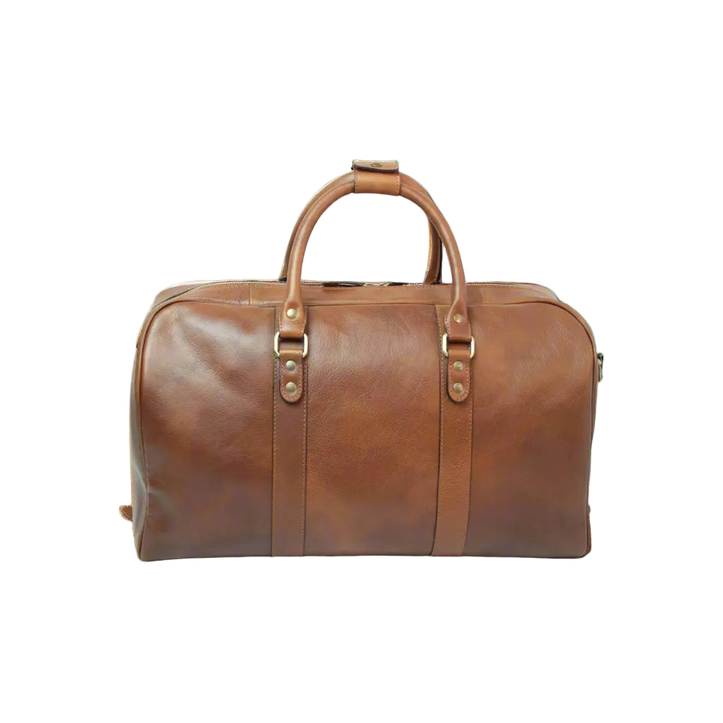 Old Angler Full Grain Leather Large Travel Bag | Weekend & Business Trips