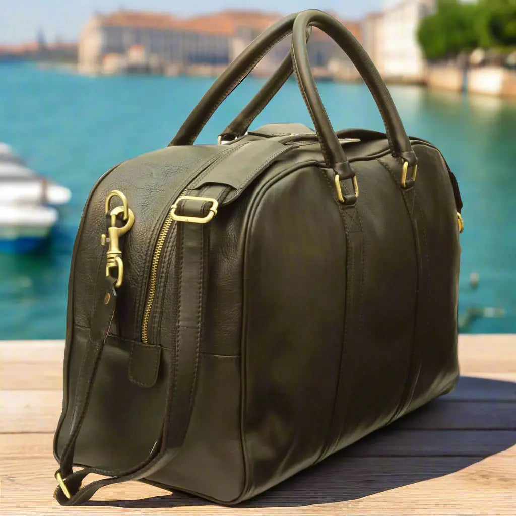 Soft Calfskin Leather Travel Bag | Business & Holidays