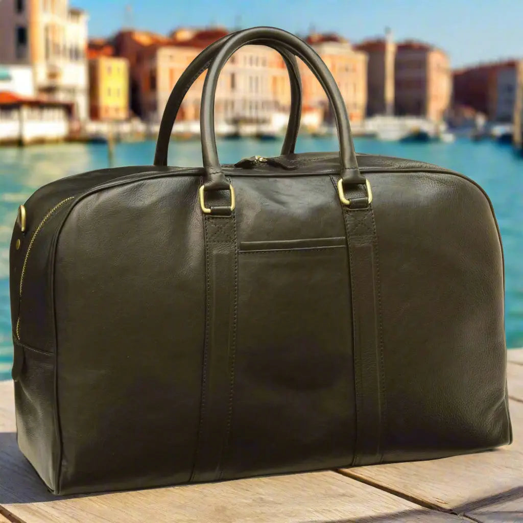 Soft Calfskin Leather Travel Bag | Business & Holidays
