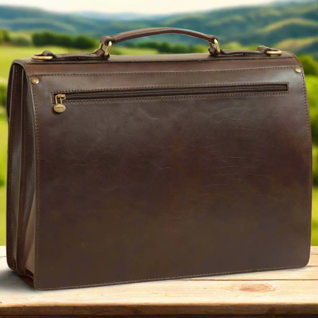 Briefcase with Leather Shoulder Strap | Office & Work