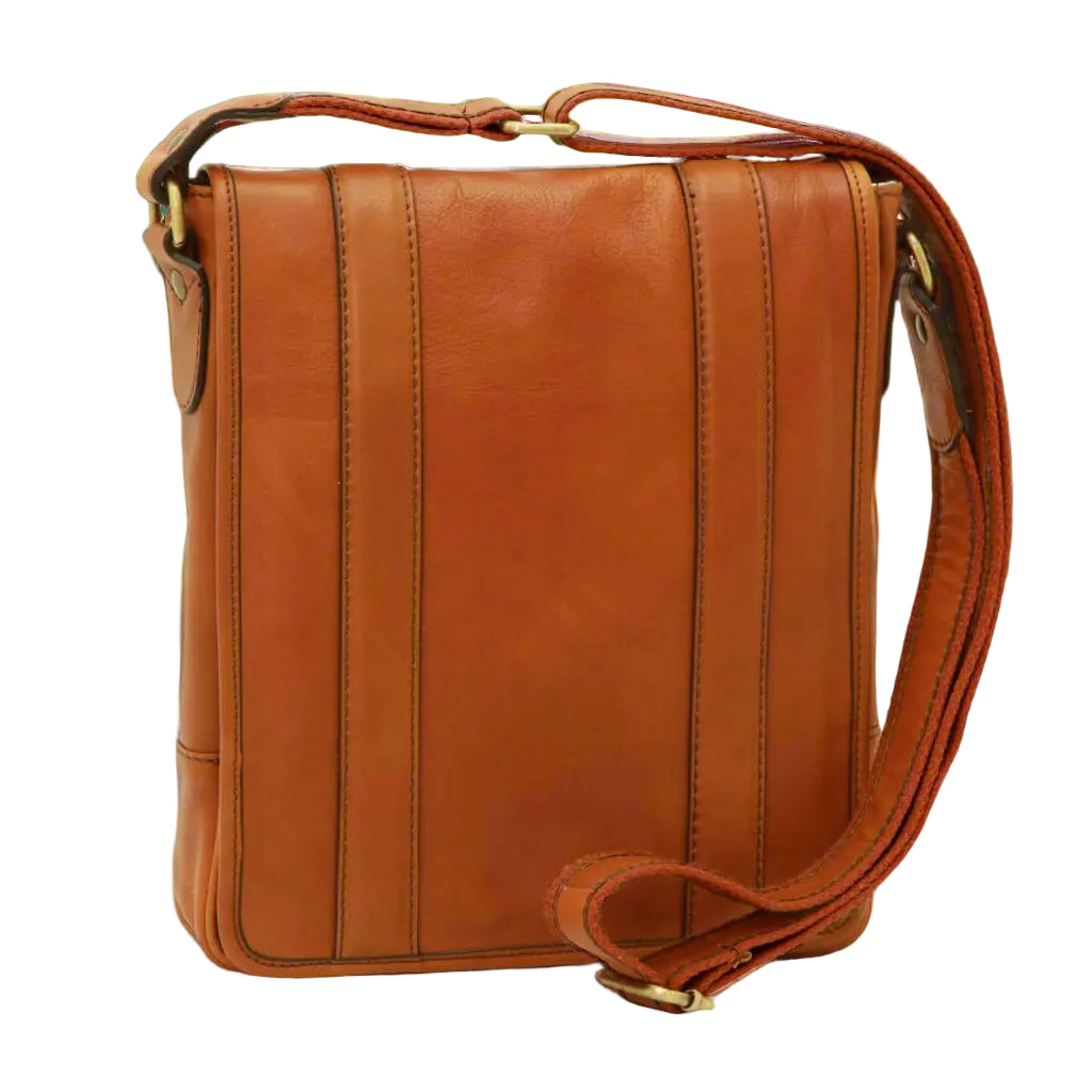 Old Angler Soft Calfskin Leather Satchel Bag | Travel & Everyday Use