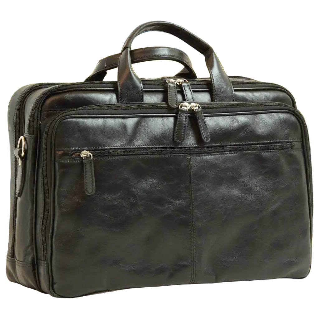 Old Angler Italian Leather Briefcase | Office & Work