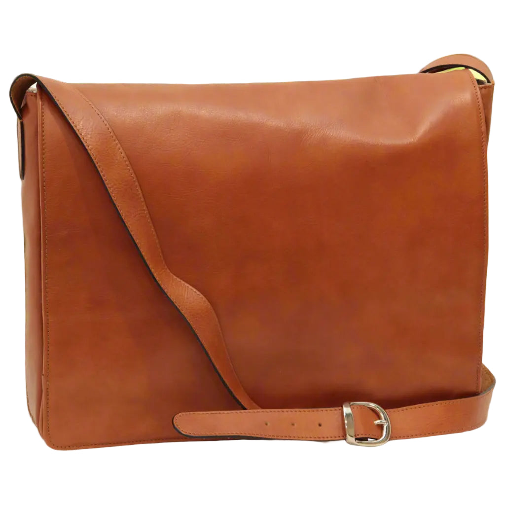 Old Angler Cowhide Leather Messenger Bag | Travel & Everyday Use