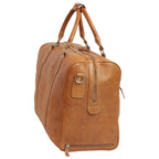 Oiled Calfskin Leather Duffel Bag | Travel & Business