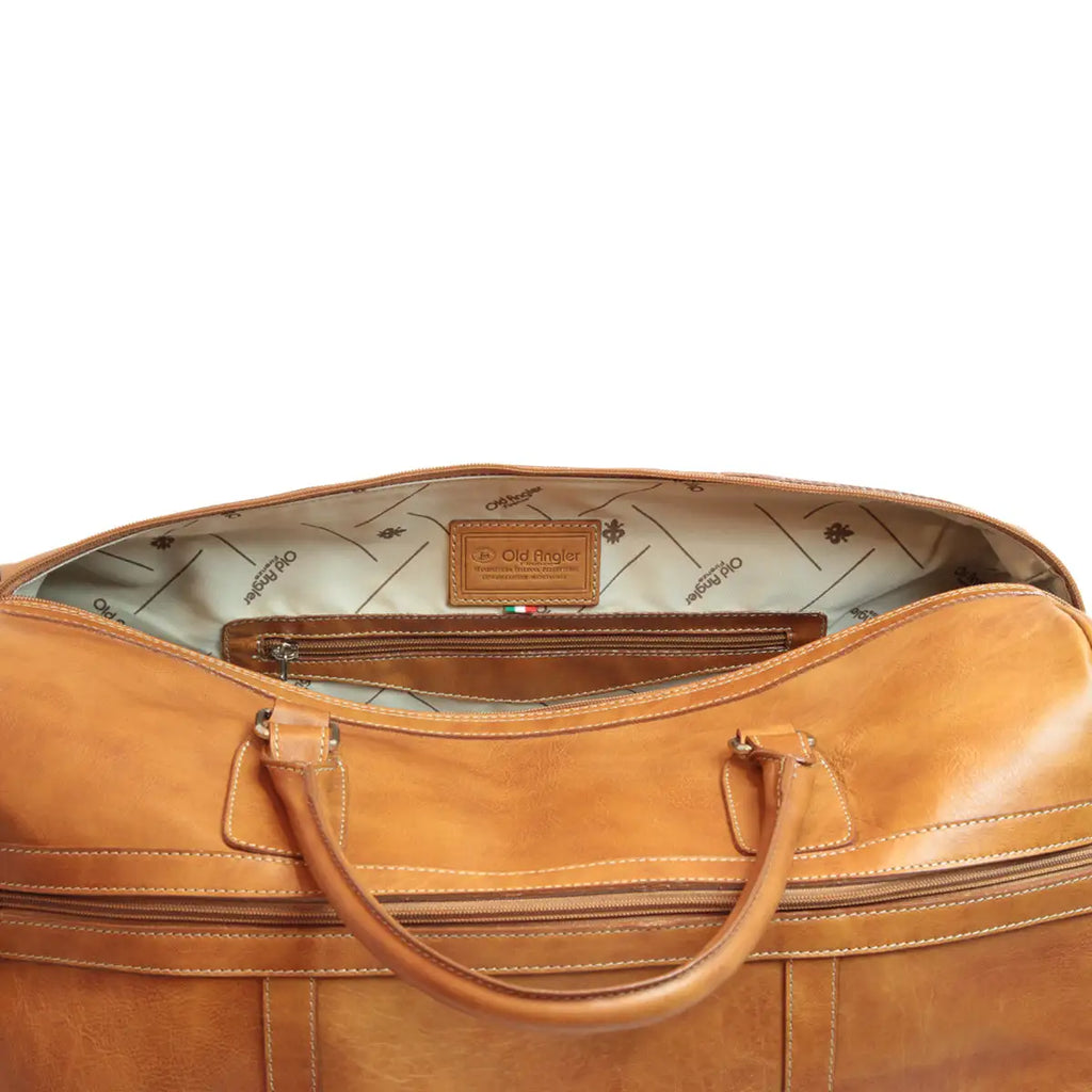 Oiled Calfskin Leather Duffel Bag | Travel & Business