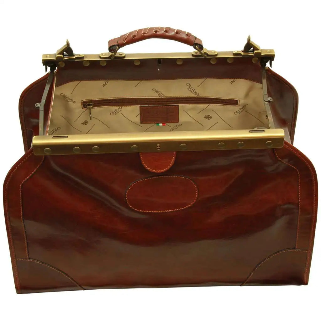 Medium Leather "Old America" Bag | Travel & Weekend