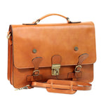 Leather Briefcase with buckle closures | Business & Office