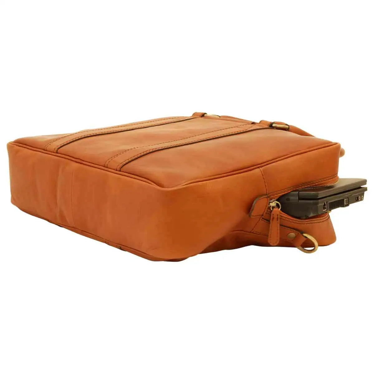 Soft Calfskin Leather Briefcase | Business & Office