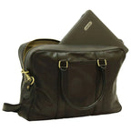 Soft Calfskin Leather Briefcase | Business & Office