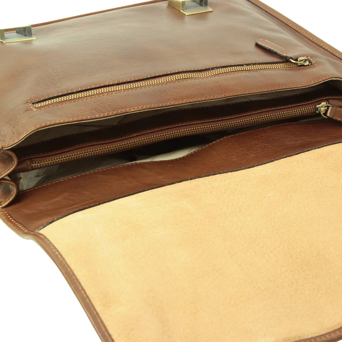 Calfskin Leather Briefcase | Business & Work