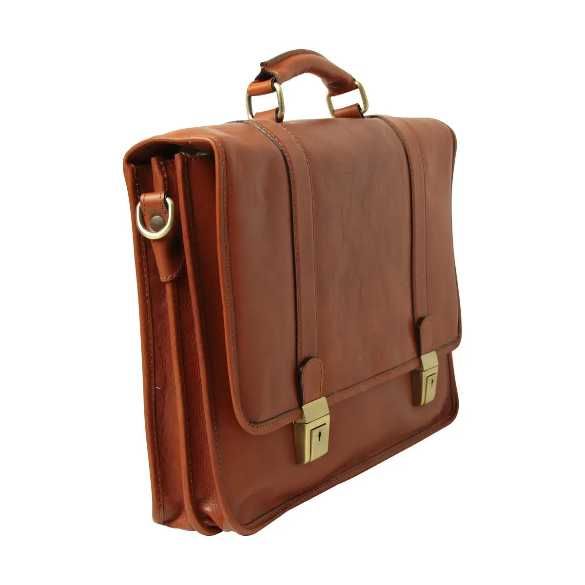 Calfskin Leather Briefcase | Business & Work