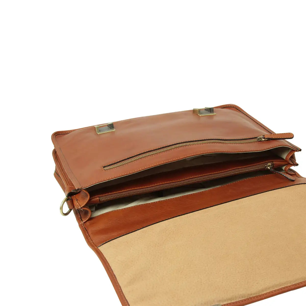 Calfskin Leather Briefcase | Business & Work