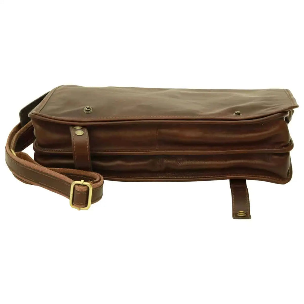 Calfskin Nappa Messenger Bag | Everyday Use & Casual