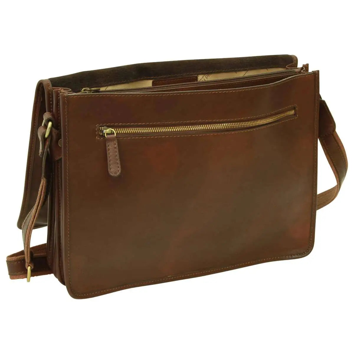 Calfskin Nappa Messenger Bag | Everyday Use & Casual