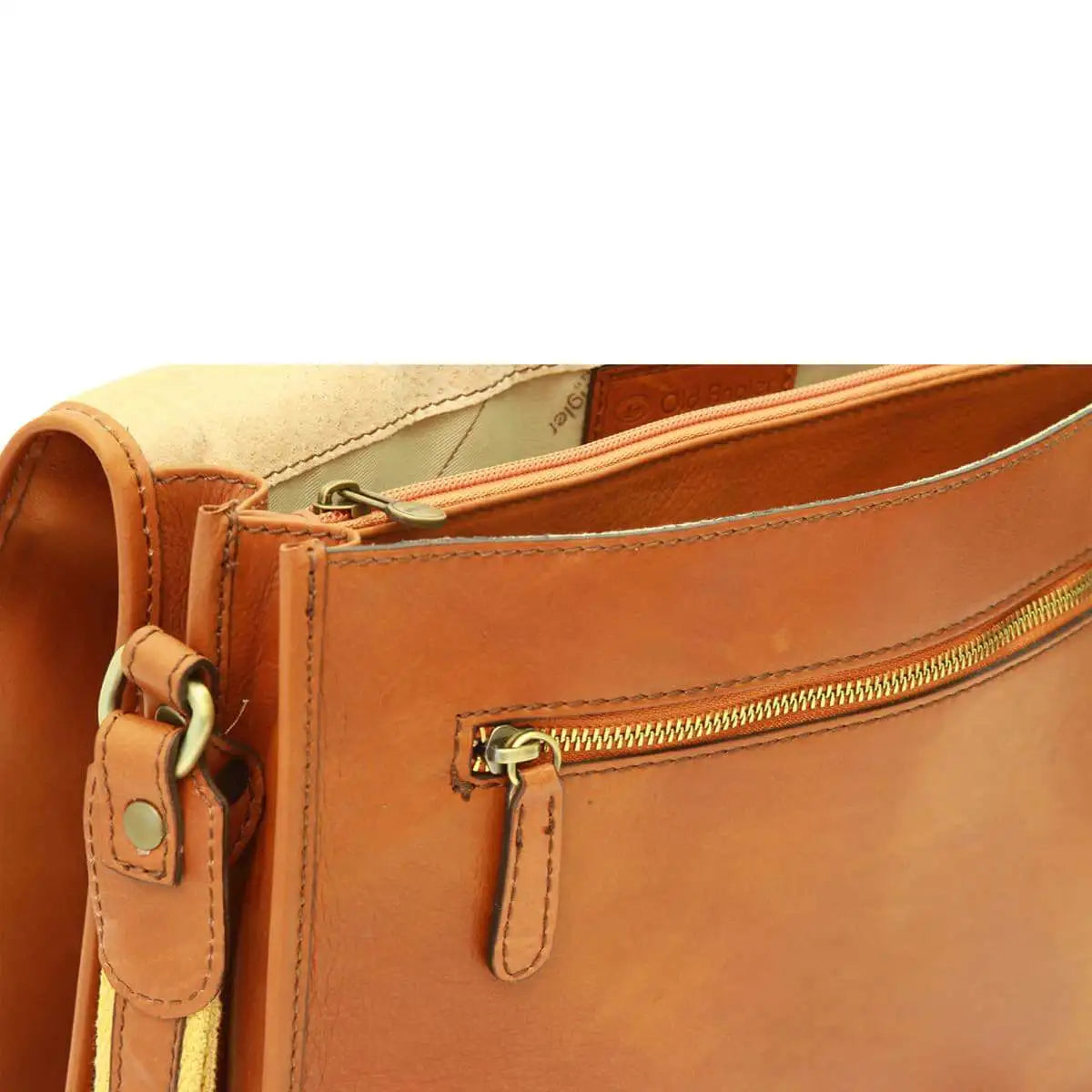 Calfskin Nappa Messenger Bag | Everyday Use & Casual