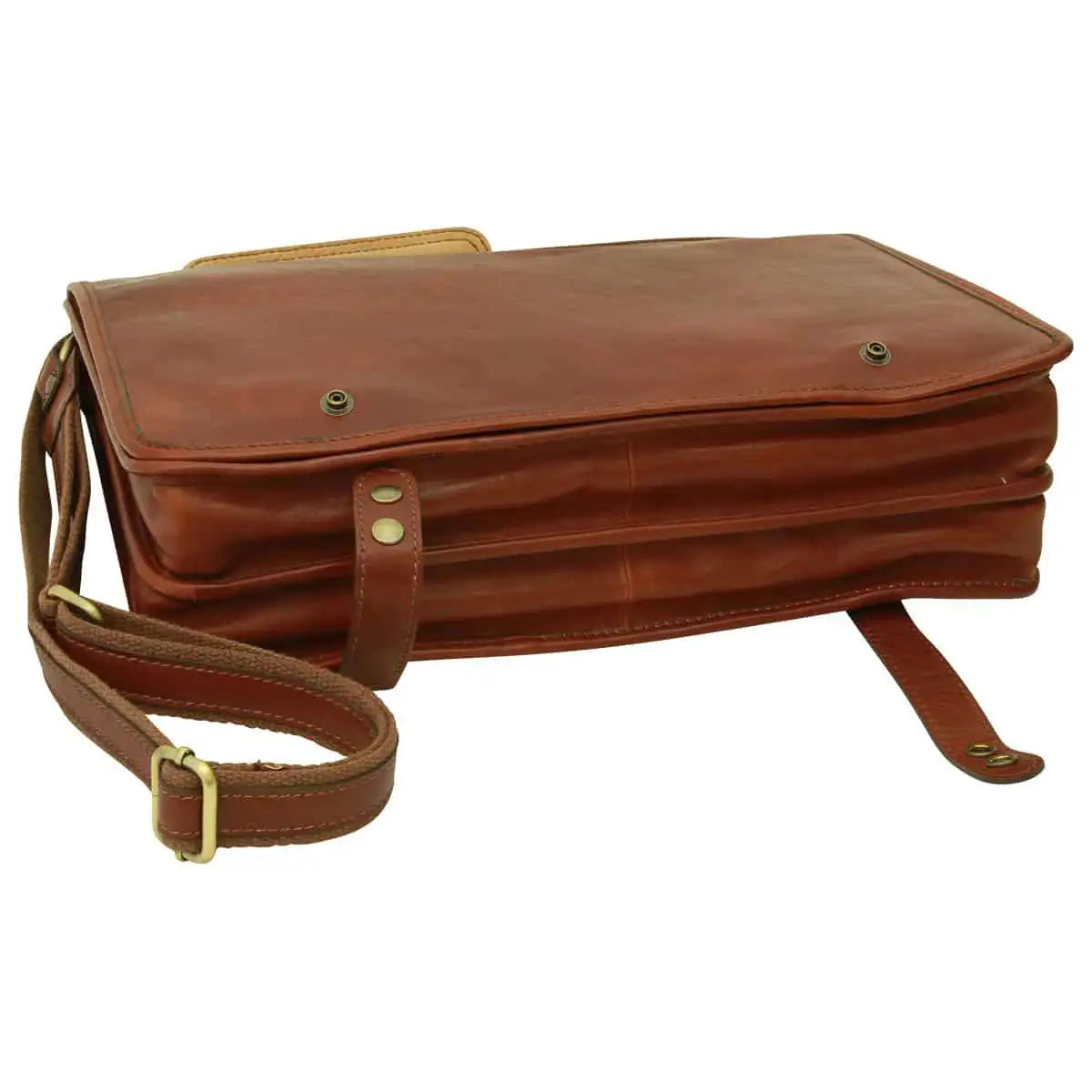 Calfskin Nappa Messenger Bag | Everyday Use & Casual