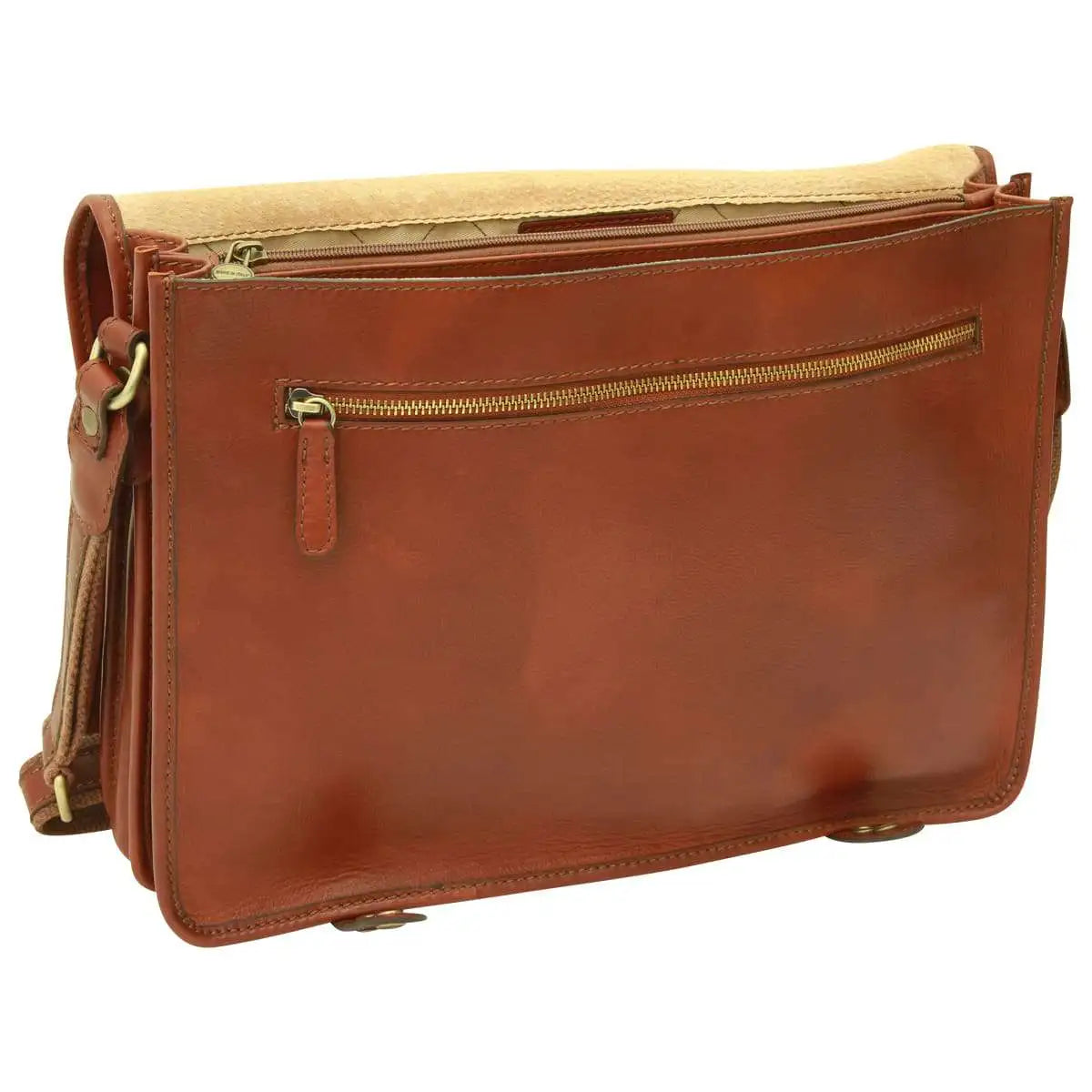 Calfskin Nappa Messenger Bag | Everyday Use & Casual