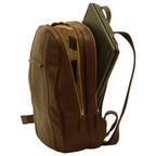 Soft Calfskin Leather Laptop Backpack | Travel & Work