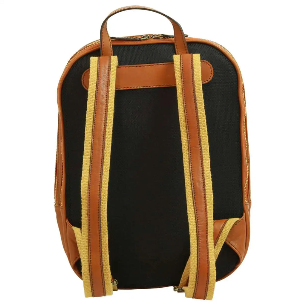Soft Calfskin Leather Laptop Backpack | Travel & Work