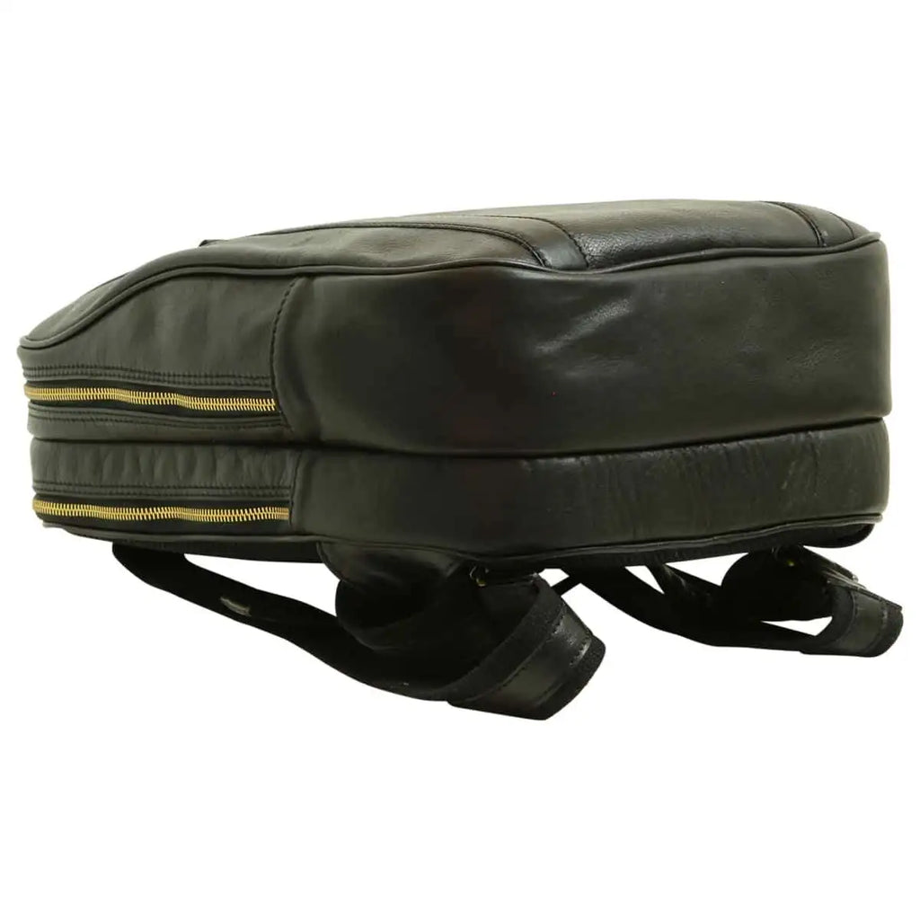 Soft Calfskin Leather Laptop Backpack | Travel & Work