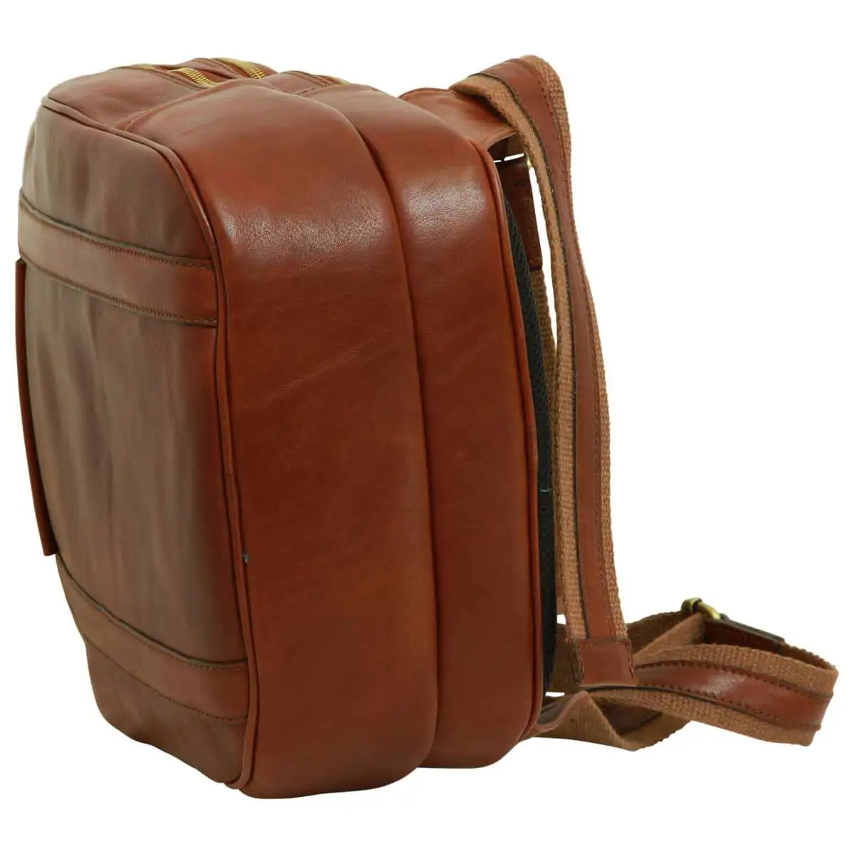 Soft Calfskin Leather Laptop Backpack | Travel & Work