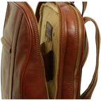 Soft Calfskin Leather Laptop Backpack | Travel & Work