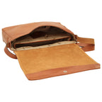 Cowhide Leather Messenger Bag | Travel & Everyday Use