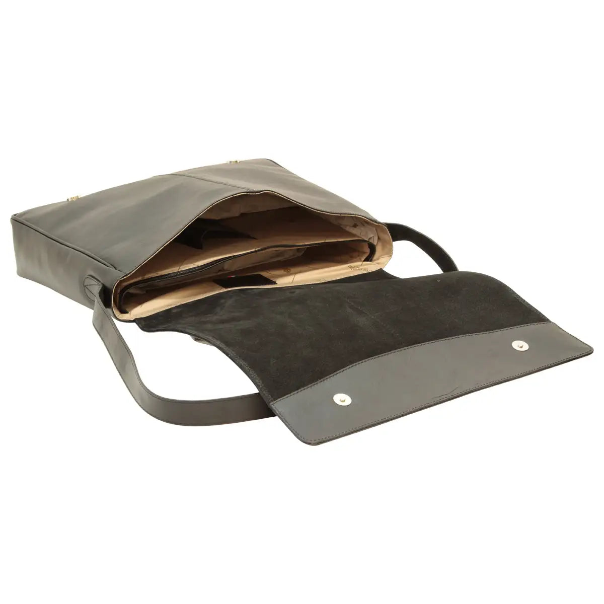 Cowhide Leather Messenger Bag | Travel & Everyday Use
